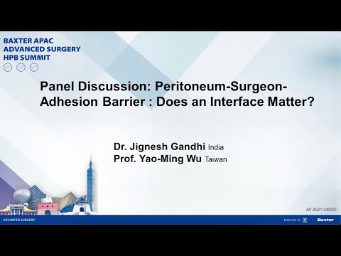 2024 BAXTER APAC Summit: Adhesion Barrier - Does an Interface Matter?